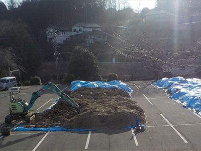 令和元年東日本台風における災害廃棄物処理とその後の取組について_図4_稲わら（さくら市）